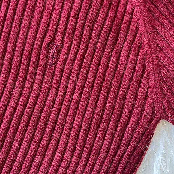 Size XS Turtleneck Red Sweater Mini Dress Price Firm - Picture 5 of 6